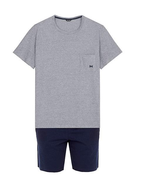 2-Piece T-Shirt & Shorts Pajama Set商品第1张图片规格展示