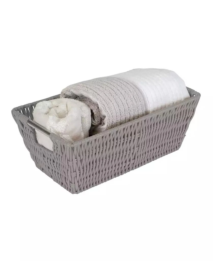 商品Simplify|Small Shelf Storage Rattan Tote Basket,价格¥253,第3张图片详细描述