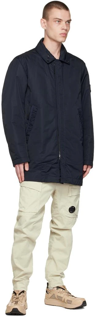 商品Stone Island|Navy Hyper Dense Coat,价格¥3036,第4张图片详细描述