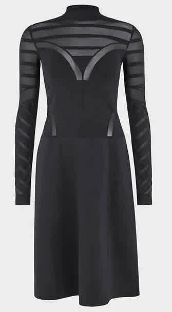 商品Wolford|Wolford Ladies Black / Black Logan Long Sleeve Dress, Size Small,价格¥894,第2张图片详细描述