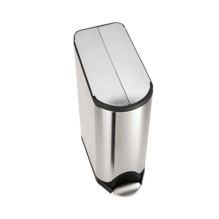 商品simplehuman|40 Liter Butterfly Lid Recycling Kitchen Trash Can,价格¥1269,第1张图片详细描述