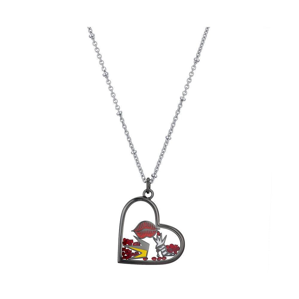 商品Disney|Faux Rhodium Plated Cruella Shaker Charm Pendant Necklace, 16+2" Extender,价格¥102,第1张图片