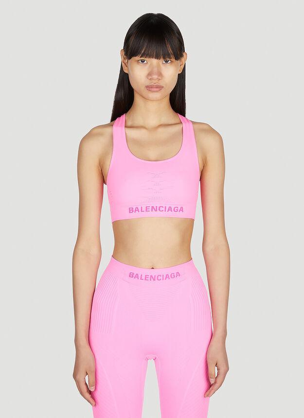 商品Balenciaga|Athletic Logo Print Top in Pink,价格¥4137,第1张图片