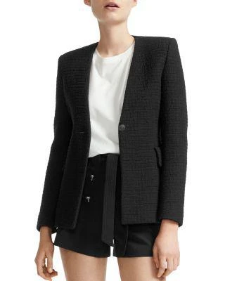 商品Maje|Varlo Single-Button Tweed Blazer 西装外套,价格¥1557,第1张图片