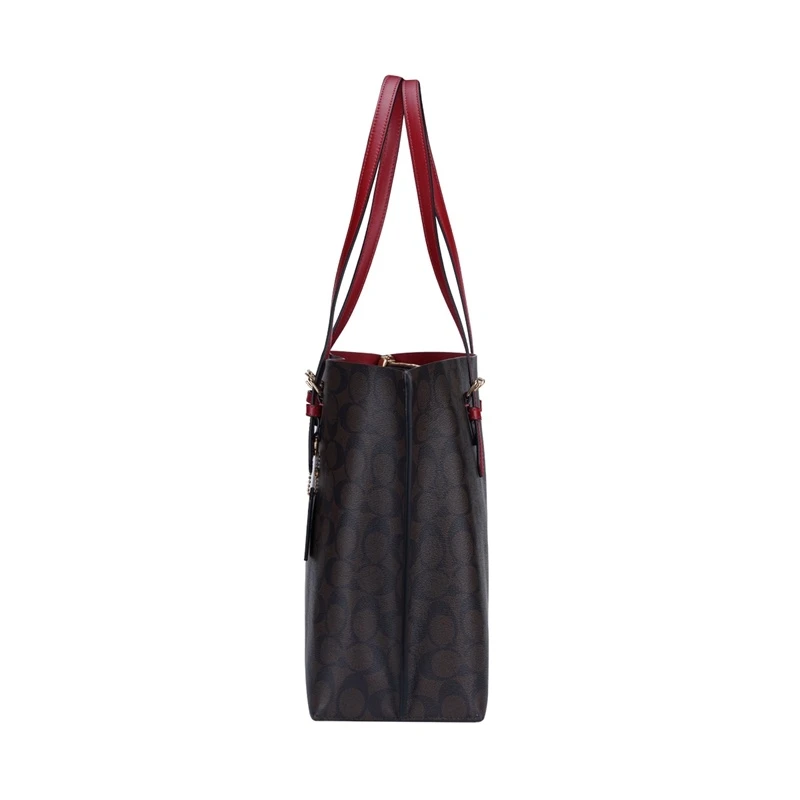 COACH 奥莱款Mollie女士PVC配皮带拉链隔层托特包1665IMRVQ 商品