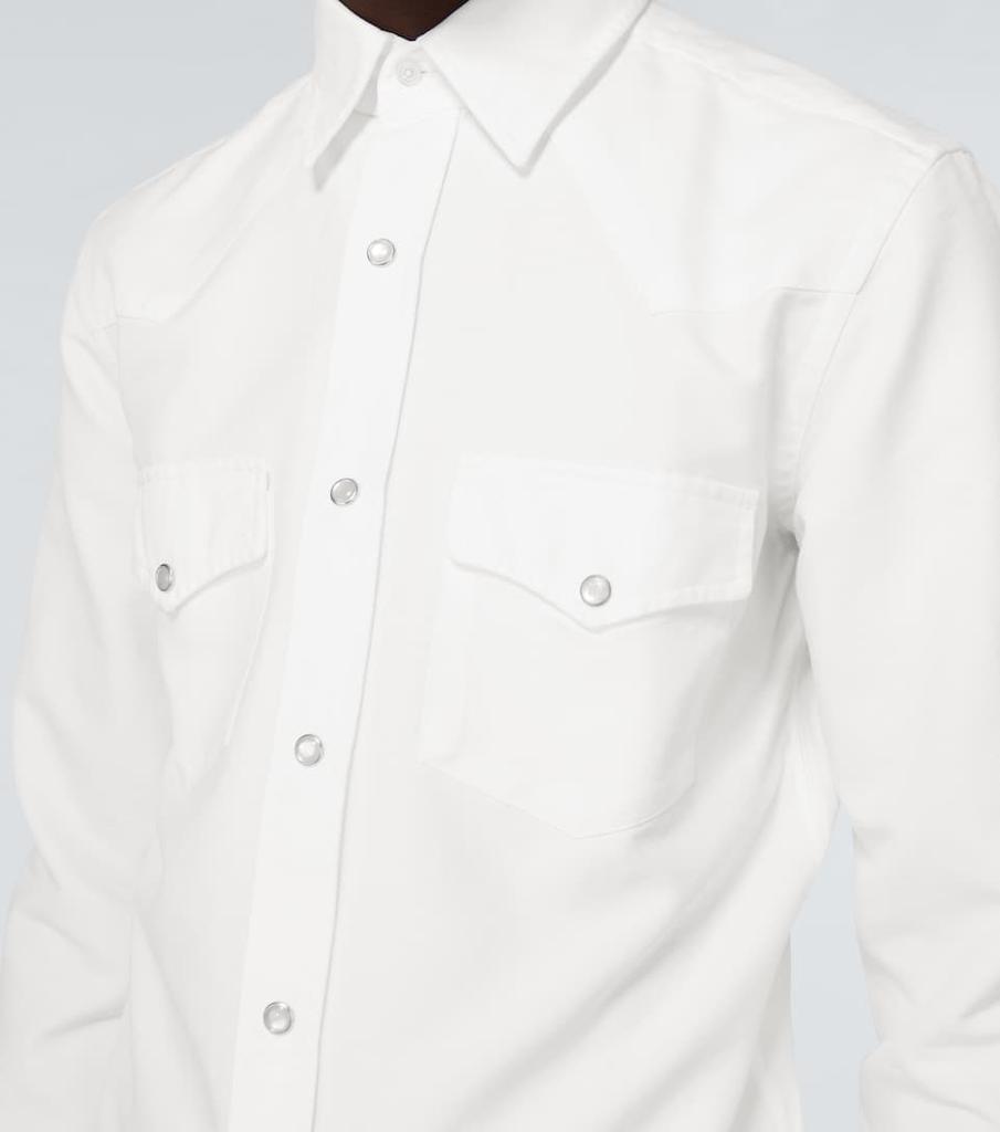 商品Tom Ford|西部风棉质长袖衬衫,价格¥3236,第7张图片详细描述