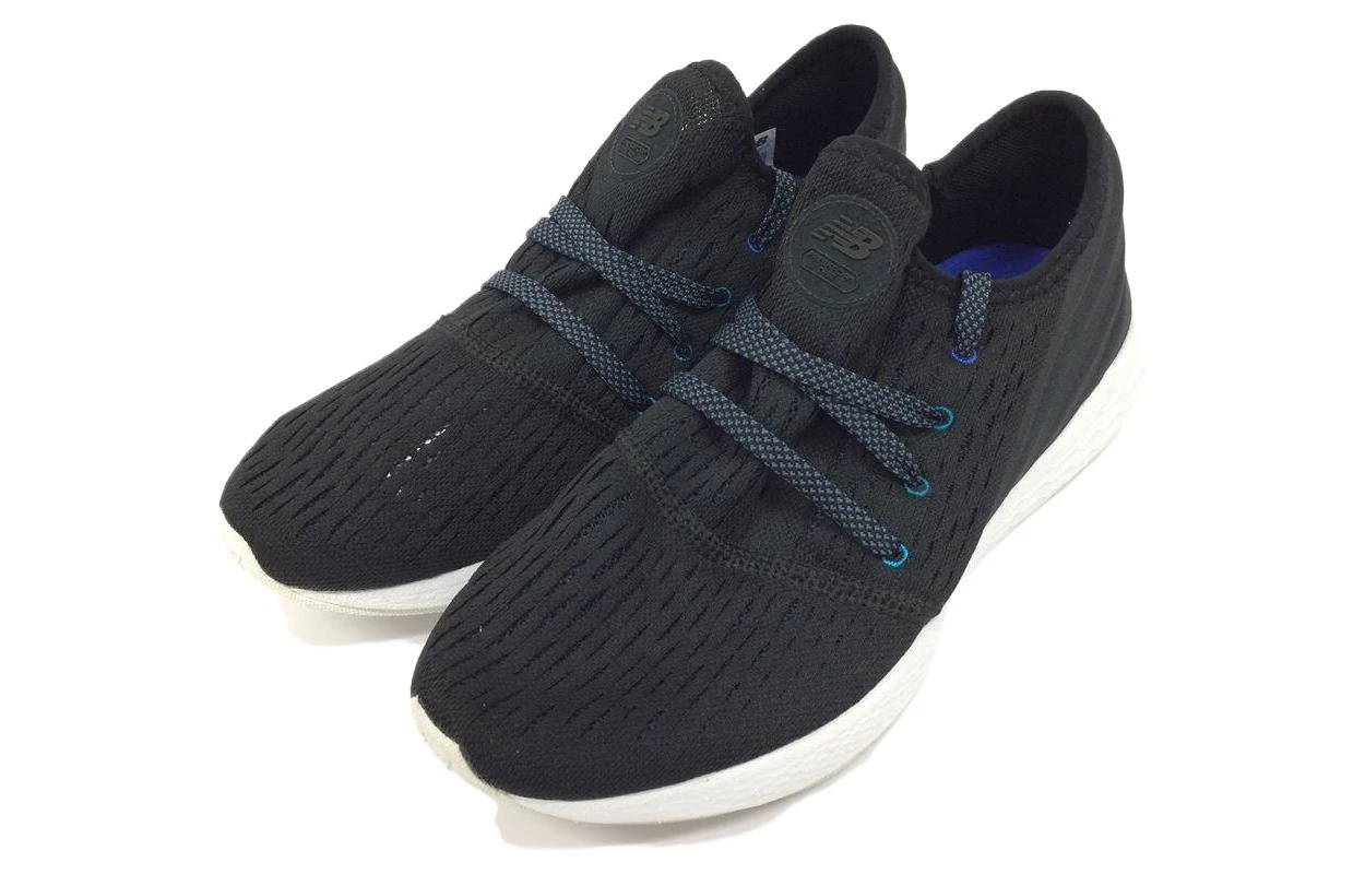 商品[国内直发] New Balance|NB Fresh Foam Cruz  马拉松 缓震 织物减震防滑耐磨透气 低帮 休闲跑步鞋 男款 黑白,价格¥277,第4张图片详细描述