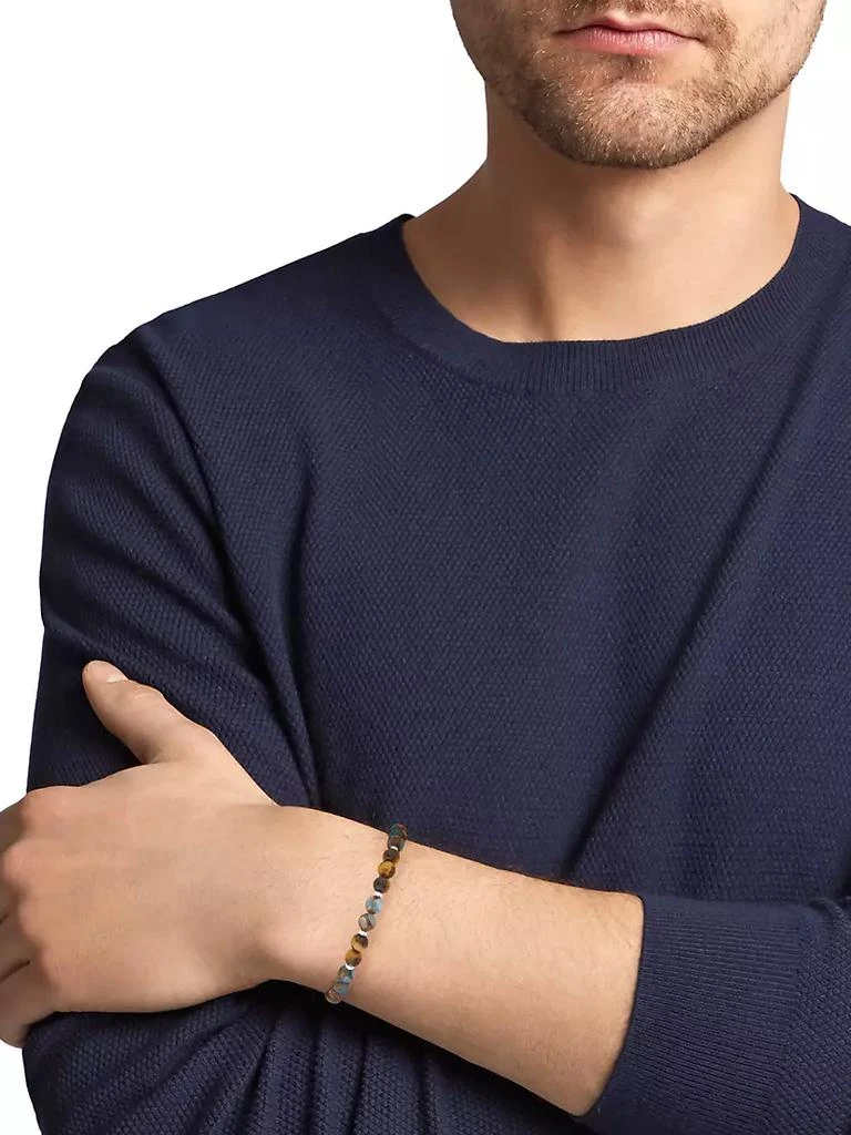 商品Jonas Studio|Dakota Agate, Tiger Eye, & African Jade Stretch Bracelet,价格¥1310,第2张图片详细描述