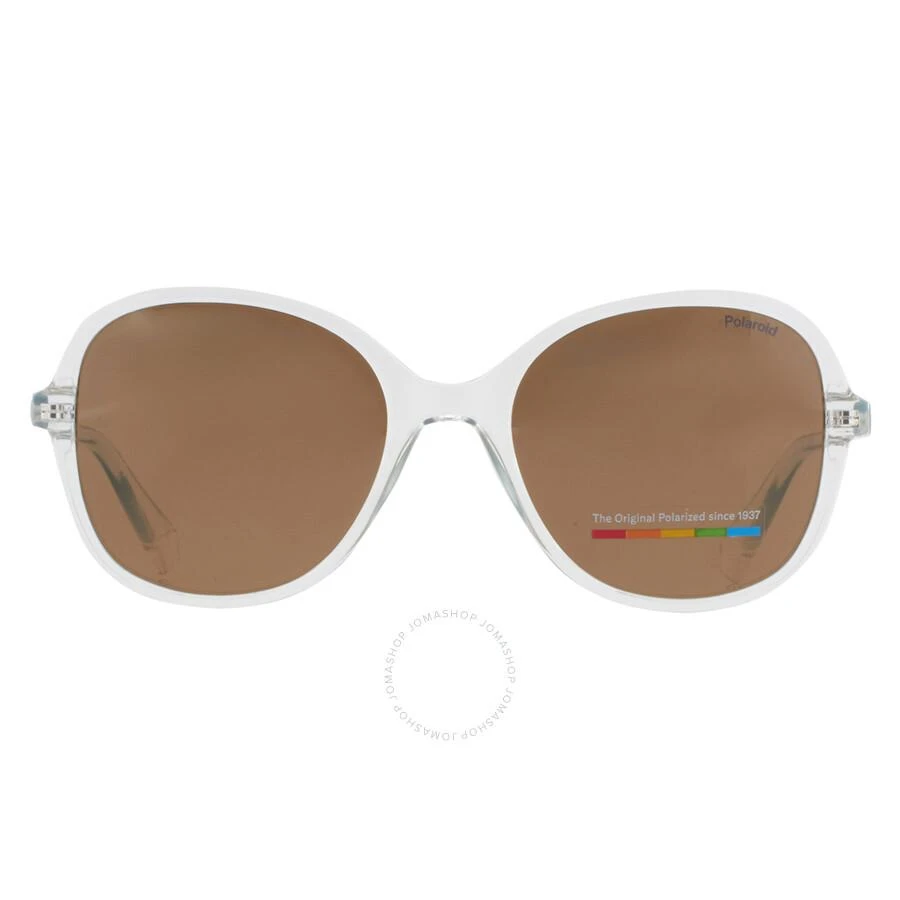 商品Polaroid|Core Polarized Bronze Butterfly Ladies Sunglasses PLD 4136/S 0KB7/SP 54,价格¥149,第1张图片