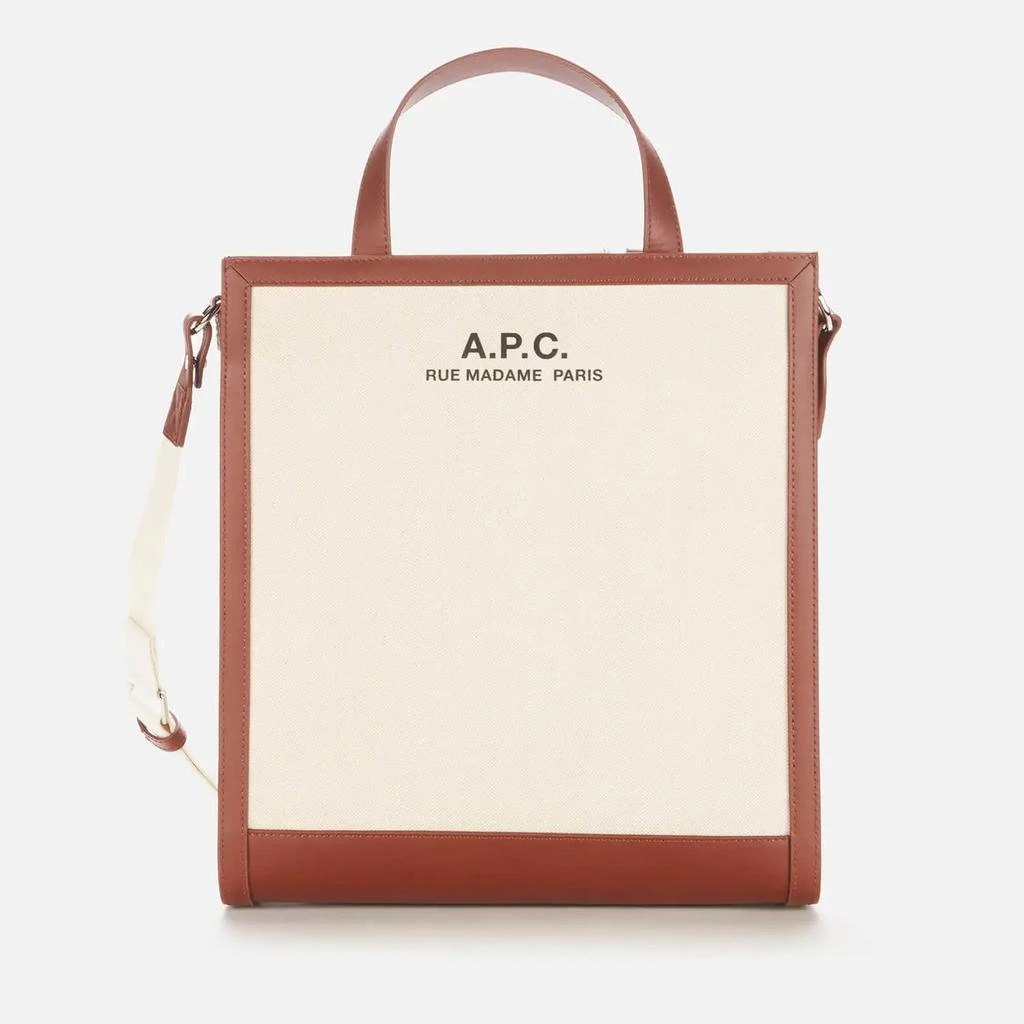 商品A.P.C.|A.P.C. Women's Camille Tote Bag - Beige,价格¥2075,第1张图片