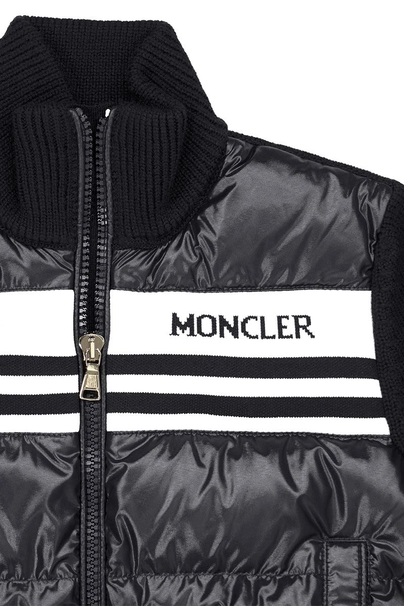 商品Moncler|Moncler 男童针织毛衣 I29549B00005M1131P70-0 蓝色,价格¥2512,第4张图片详细描述