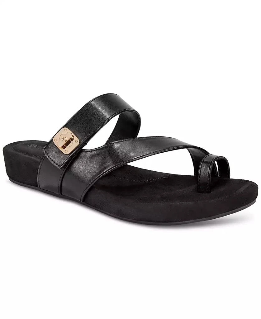 商品Giani Bernini|Women's Rilleyy Memory Foam Footbed Flat Sandals, Created for Macy's,价格¥209,第1张图片