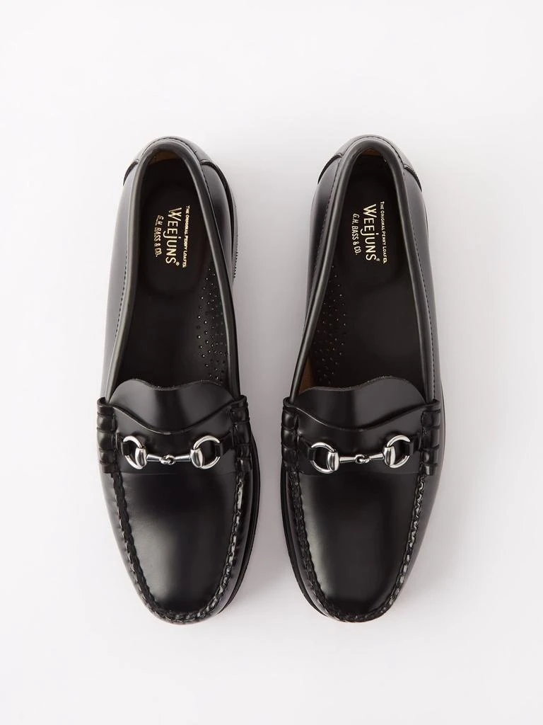 商品G.H. Bass|Weejuns Heritage Lincoln leather loafers,价格¥918,第3张图片详细描述