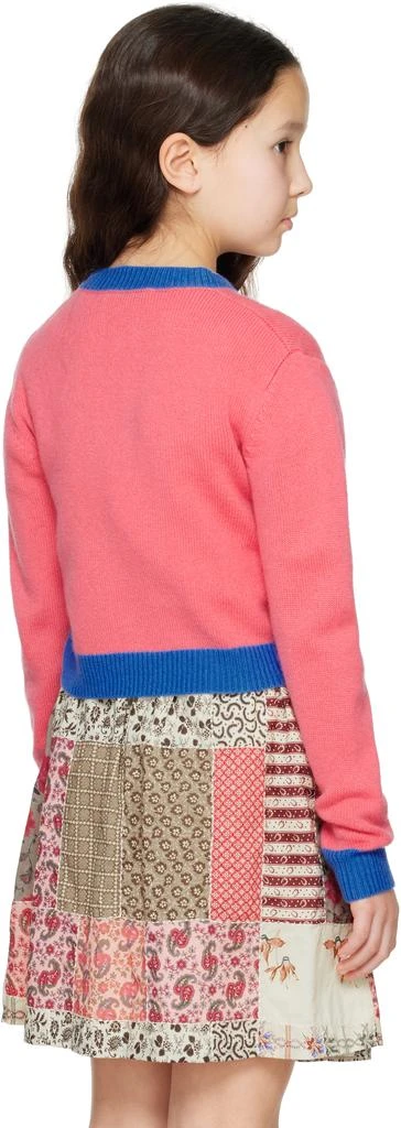 商品Marni|Kids Orange Colorblock Wool & Cashmere Sweater,价格¥795,第3张图片详细描述