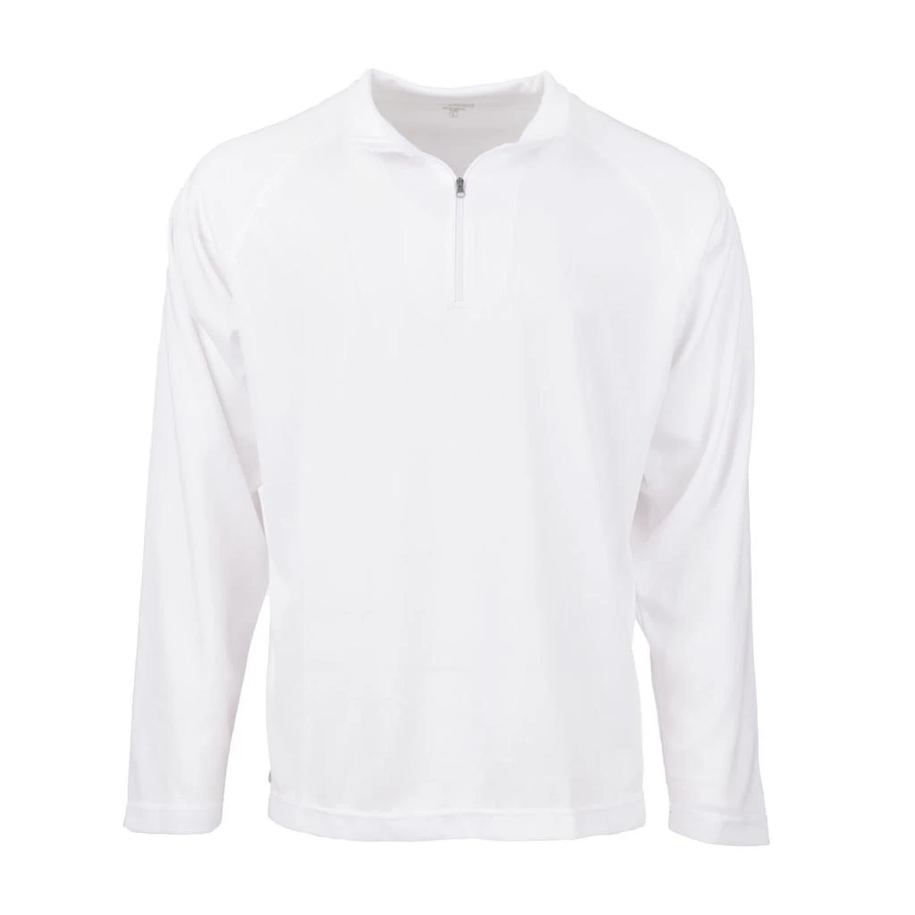 商品Tri-Mountain|Tri-Mountain Men's Milestone Pique 1/4 Zip Pullover Shirt,价格¥99,第1张图片