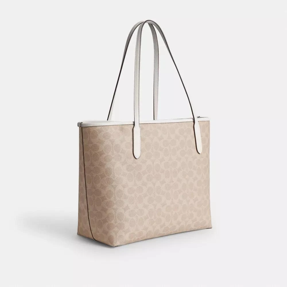 商品Coach|女式 City 标志性帆布手提包,价格¥1386,第3张图片详细描述