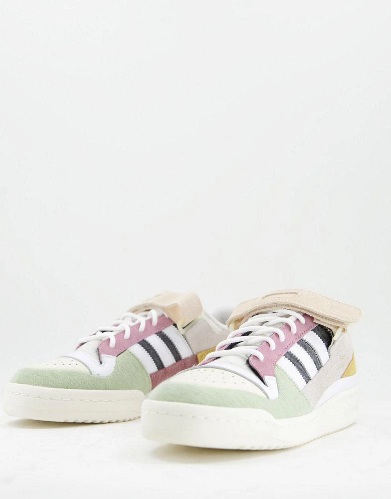 商品Adidas|adidas Originals Forum 84 Low trainers in off white with colour details,价格¥662,第1张图片