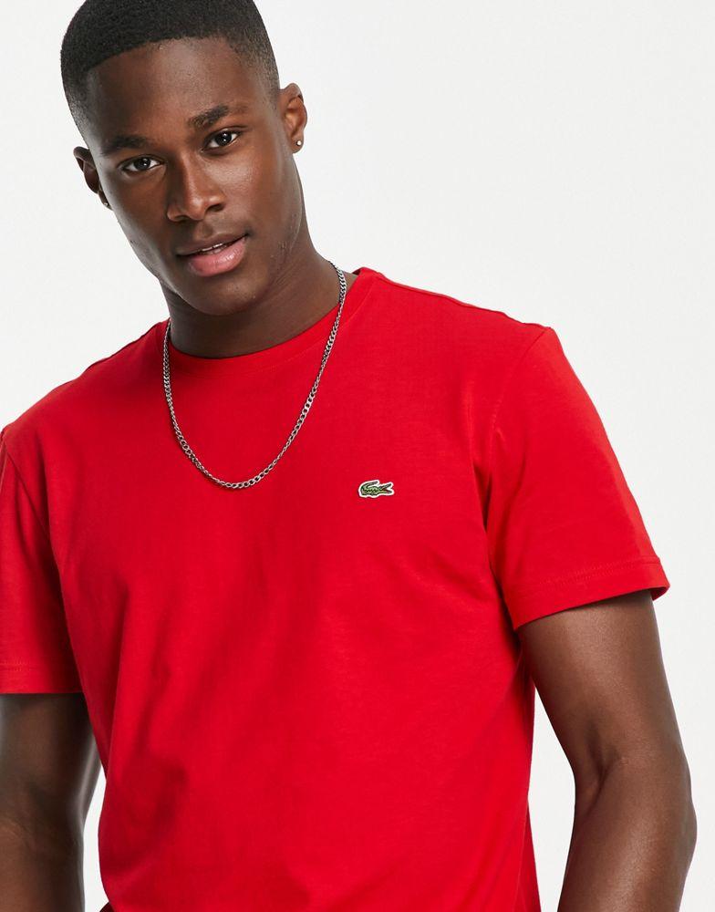 Lacoste logo t-shirt in red商品第2张图片规格展示