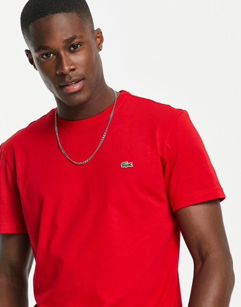 商品Lacoste|Lacoste logo t-shirt in red,价格¥261,第2张图片详细描述