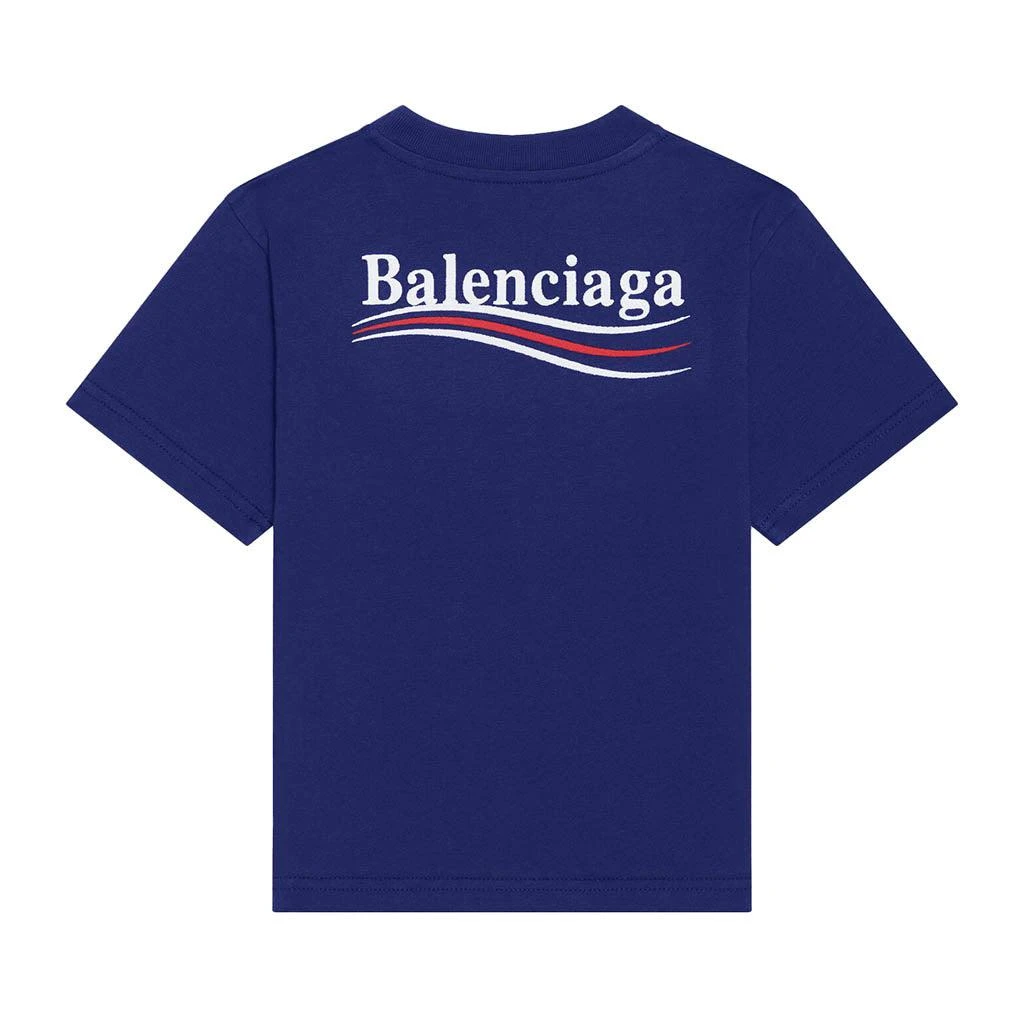 商品Balenciaga|Blue Logo T-Shirt,价格¥1305,第2张图片详细描述