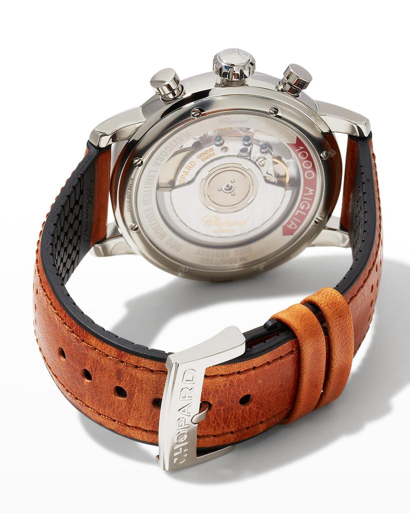 Mille Miglia Chronograph Watch with Leather Strap, 42mm商品第4张图片规格展示