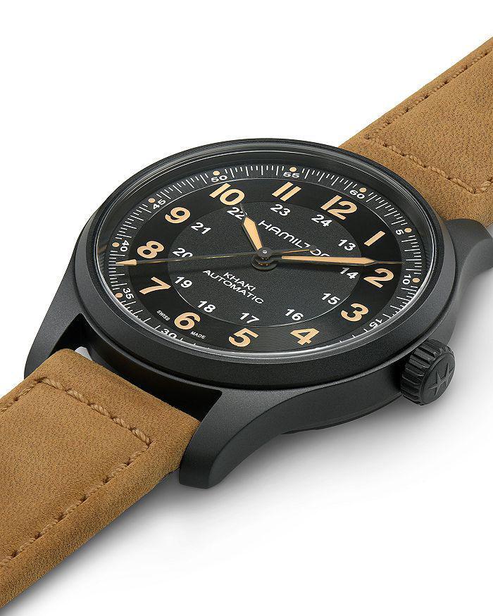 商品Hamilton|Titanium Khaki Field Watch, 42mm,价格¥7446,第5张图片详细描述