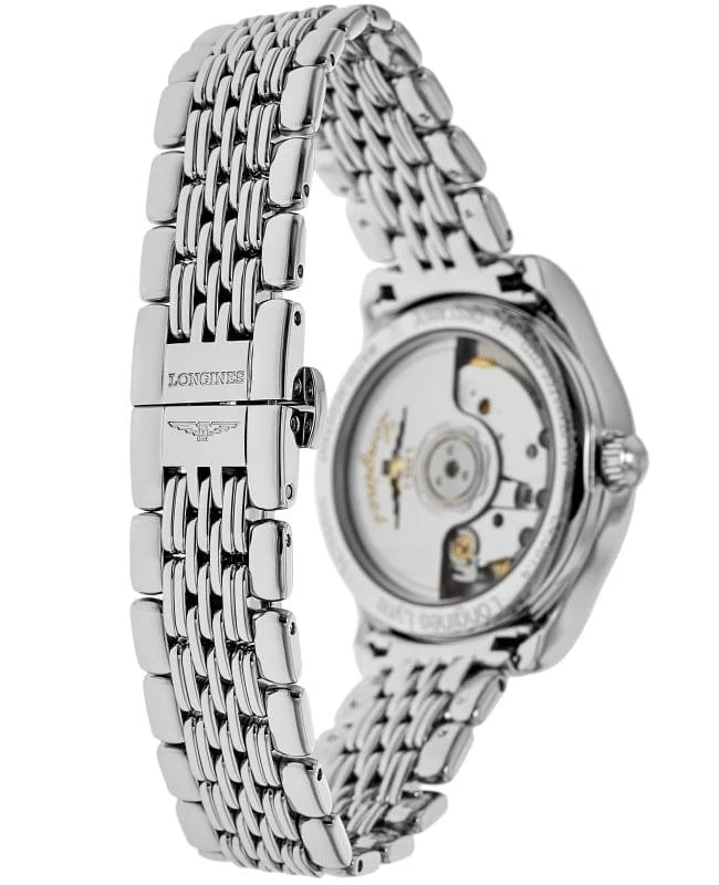 商品Longines|Longines Lyre Automatic Blue Stick Dial Steel Women's Watch L4.361.4.92.6,价格¥4871,第4张图片详细描述