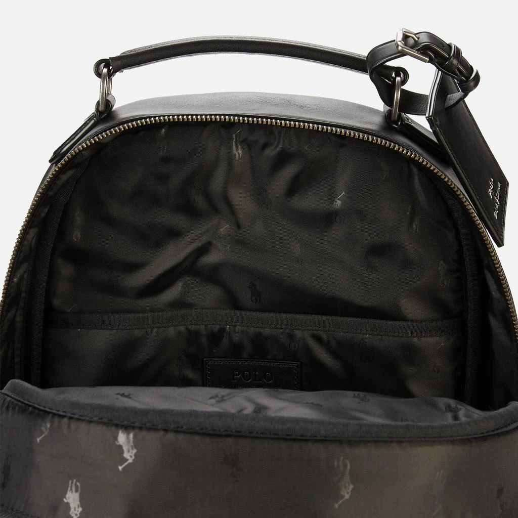 商品Ralph Lauren|Polo Ralph Lauren Men's Smooth Leather Backpack - Black,价格¥3097,第5张图片详细描述
