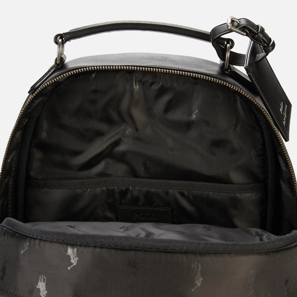 商品Ralph Lauren|Polo Ralph Lauren Men's Smooth Leather Backpack - Black,价格¥2402,第5张图片详细描述