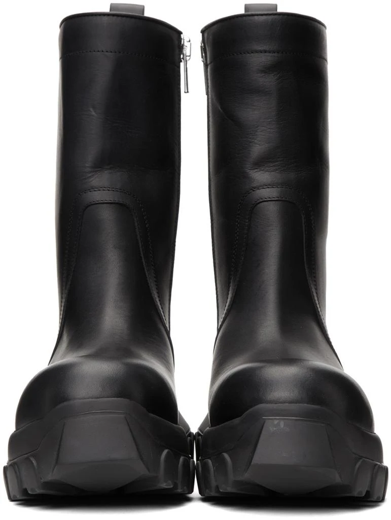 商品Rick Owens|黑色 Creeper Bozo Tractor 中筒靴,价格¥8117,第2张图片详细描述