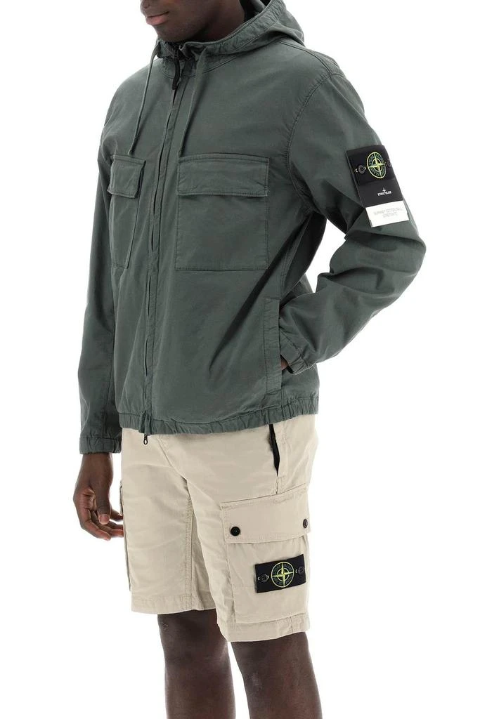 商品Stone Island|Supima Cotton Twill Stretch-TC jacket,价格¥3151,第5张图片详细描述