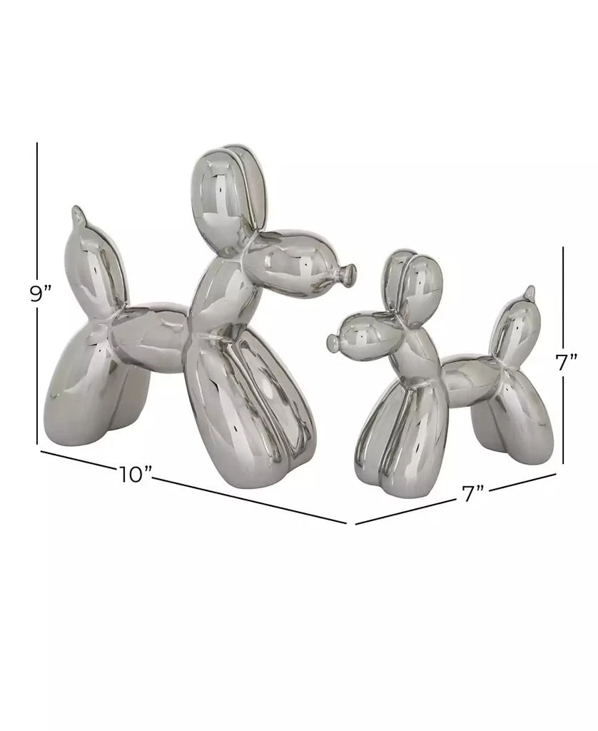 商品Rosemary Lane|Contemporary Dog Sculpture, Set of 2,价格¥489,第2张图片详细描述