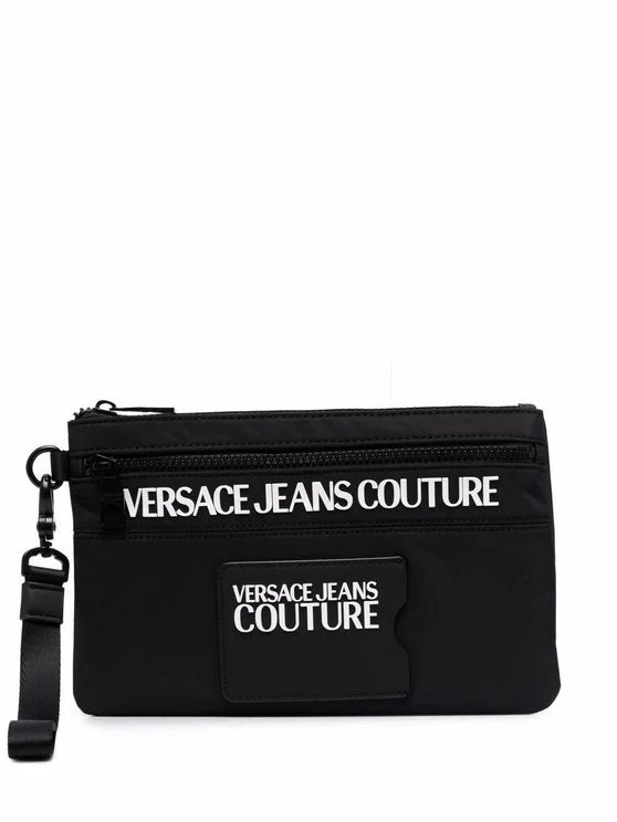 商品[国内直发] Versace|VERSACE 男士黑色涤纶手拿包 72YA5P90-ZS280-899,价格¥543,第1张图片