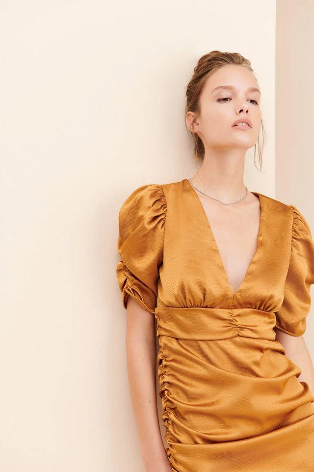 商品4SI3NNA|4SI3NNA Going For Gold Mini Dress,价格¥225,第4张图片详细描述