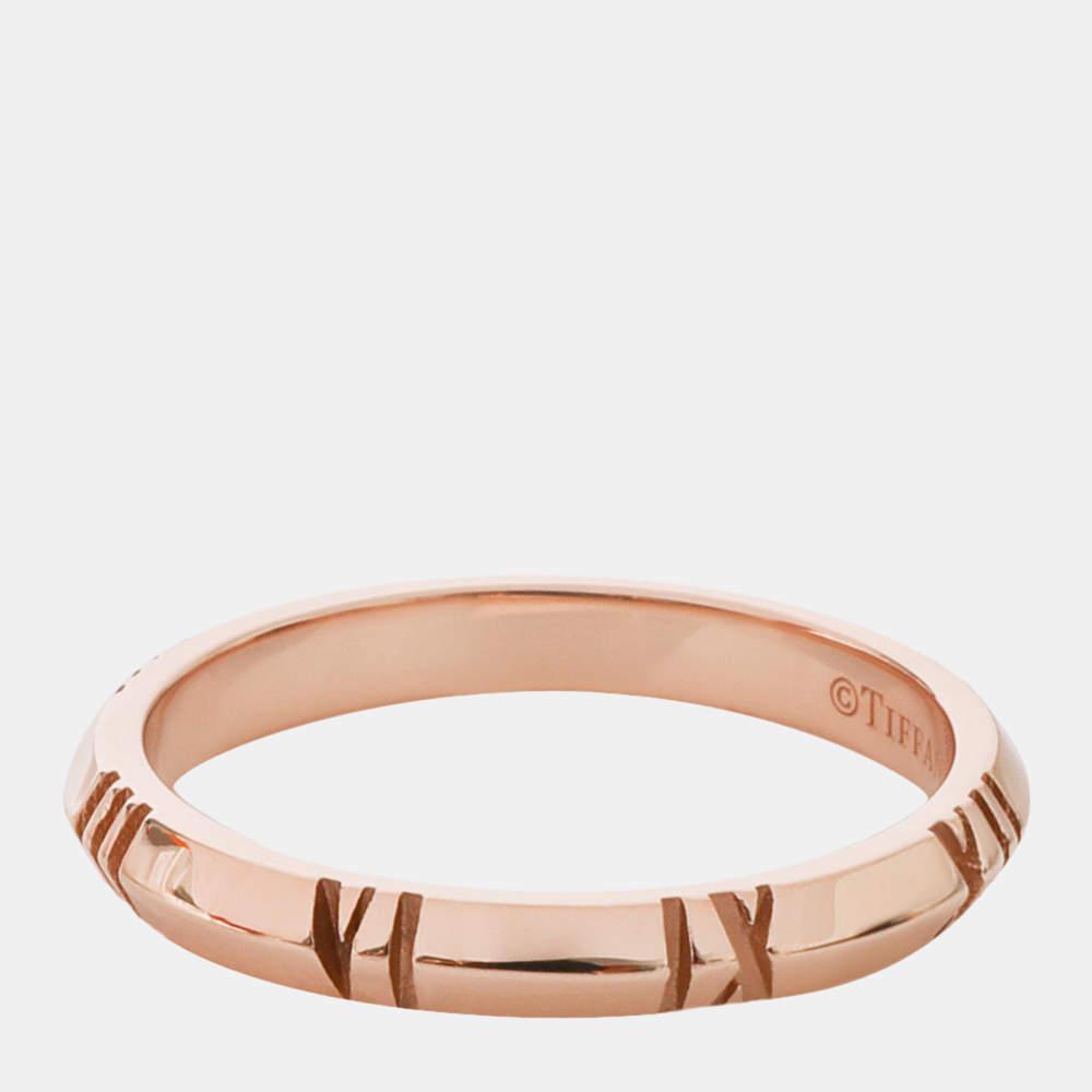 商品[二手商品] Tiffany & Co.|Tiffany & Co. Atlas X Closed Ring in 18k Rose Gold,价格¥6220,第1张图片