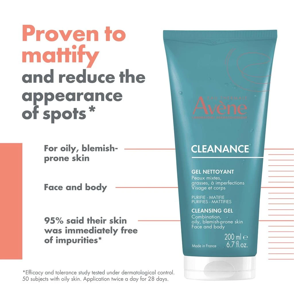 商品Avene|Avene Cleanance Cleansing Gel 6.7 fl.oz.,价格¥193,第2张图片详细描述