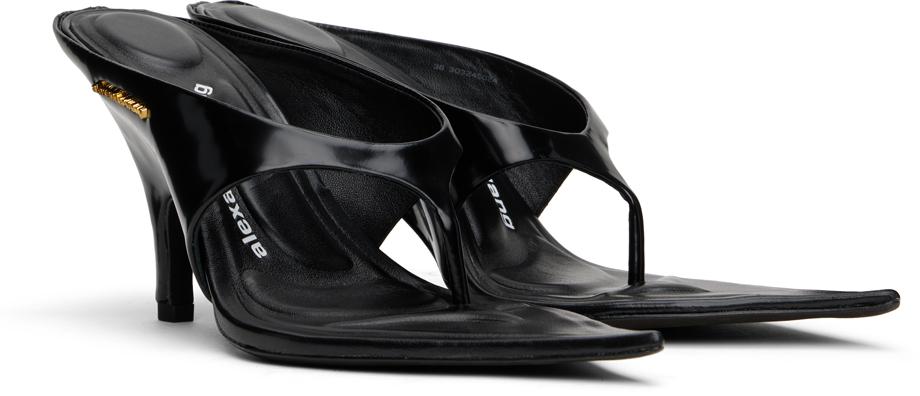 Alexander Wang Black Irina Pointy Toe Heeled Sandals - Shoes