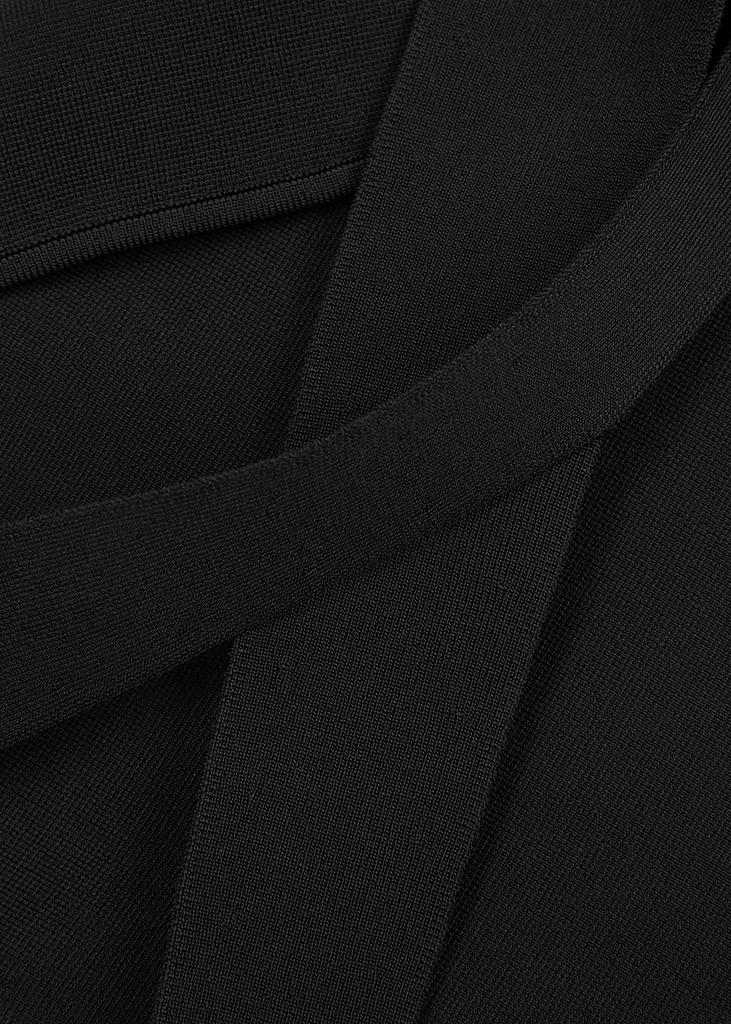 Tamiko black halterneck stretch-knit top商品第5张图片规格展示
