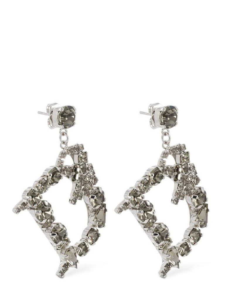 商品DSQUARED2|D2 Crystal Drop Earrings,价格¥1329,第2张图片详细描述