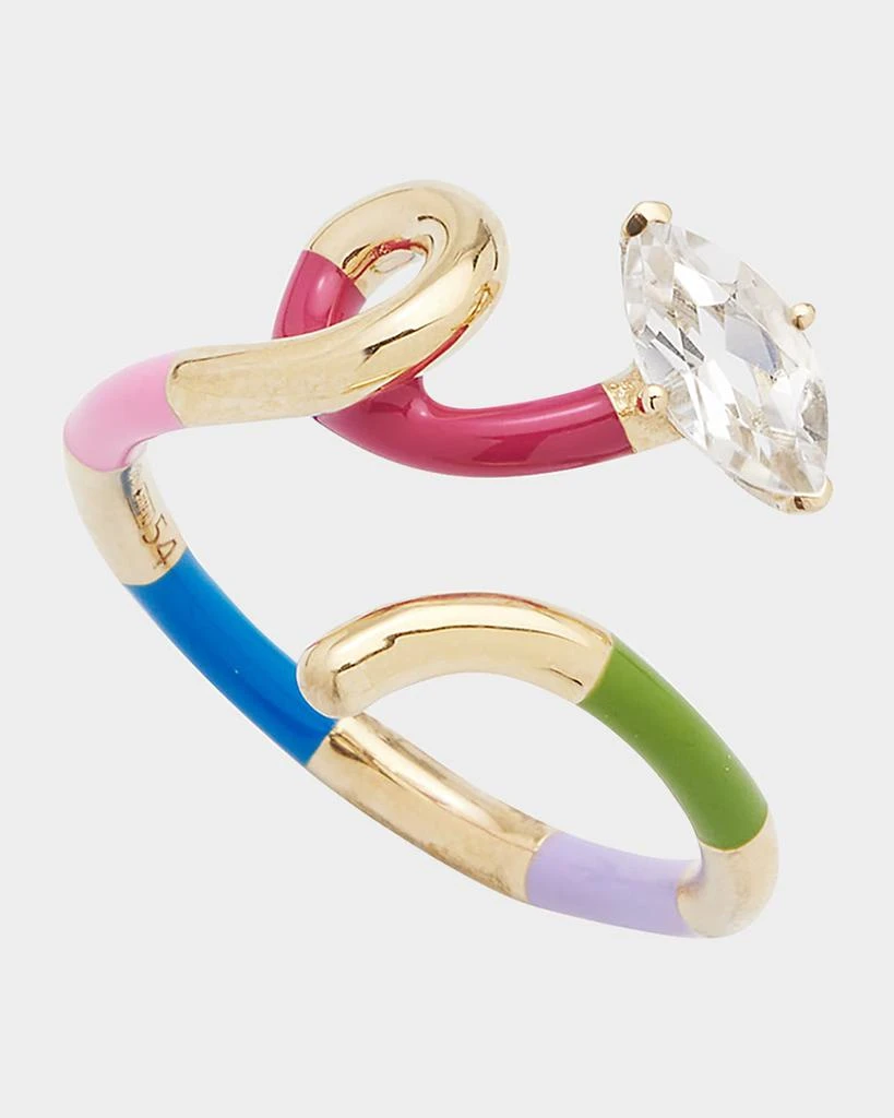 商品Bea Bongiasca|B Multicolor Ring with Marquise Rock Crystal,价格¥9182,第3张图片详细描述