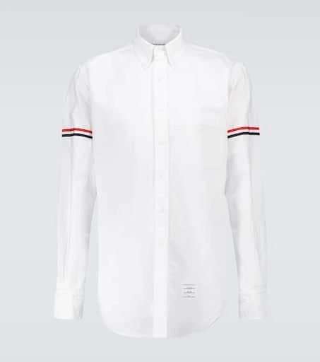 商品Thom Browne|罗缎臂章衬衫,价格¥5028,第1张图片