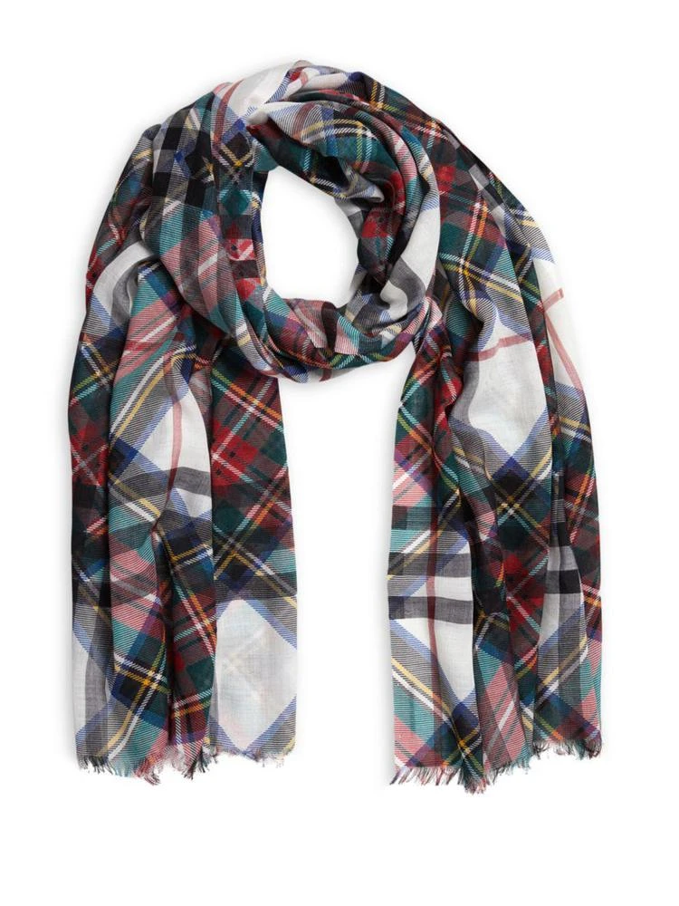 商品Burberry|Modern Stewart Gauze Scarf,价格¥3260,第2张图片详细描述