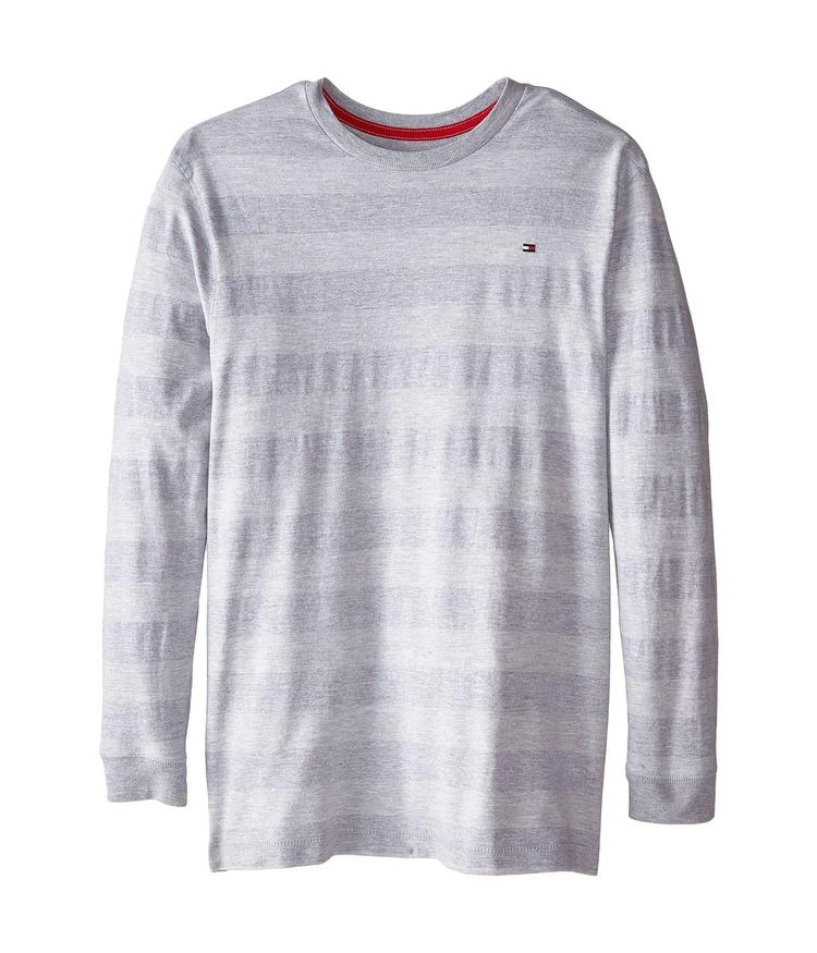 商品Tommy Hilfiger|Jersey Stripe Long Sleeve Crew Tee (Big Kids),价格¥176,第1张图片