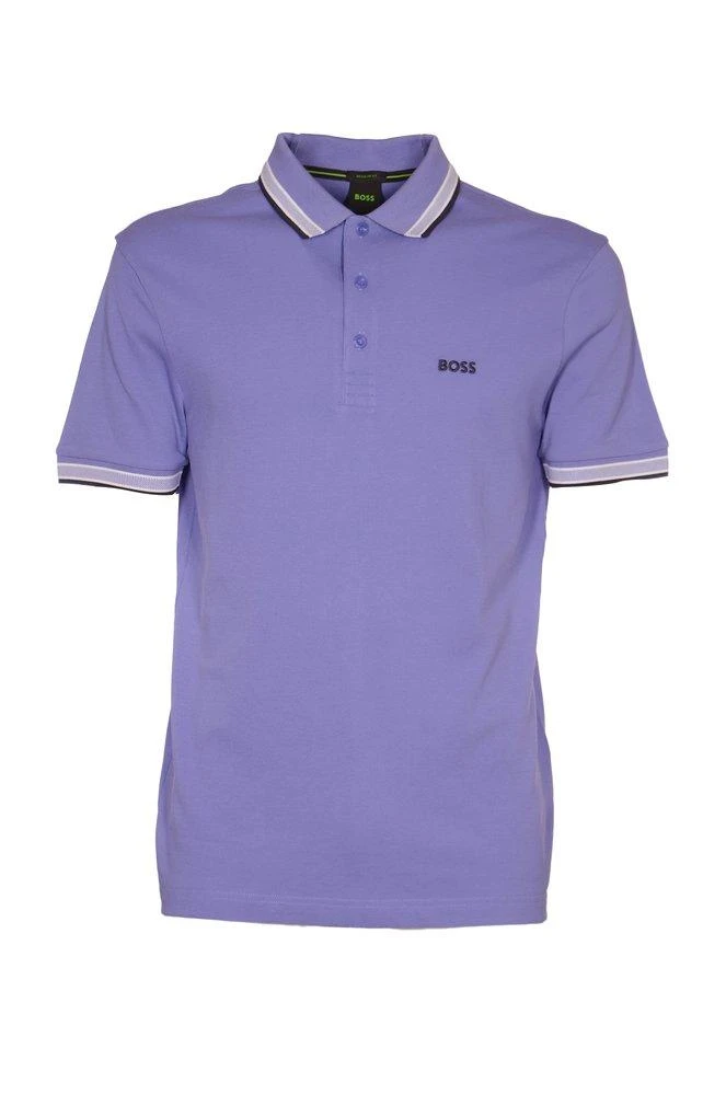 商品Hugo Boss|Boss Hugo Boss Logo Embroidered Short-Sleeved Polo Shirt,价格¥534,第1张图片