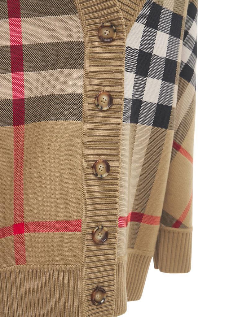 商品Burberry|Caragh Wool Blend Check Cardigan,价格¥7353,第5张图片详细描述