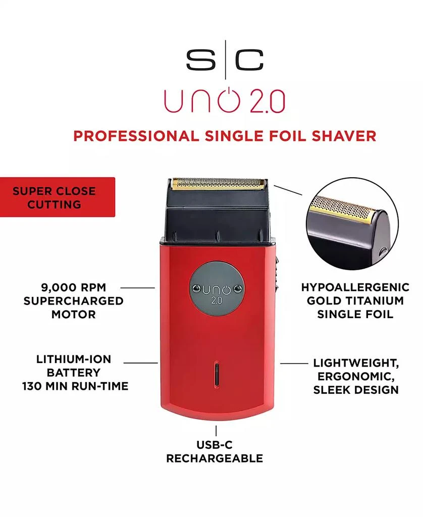 Uno 2.0 Travel-Size Single Foil Electric Shaver 商品