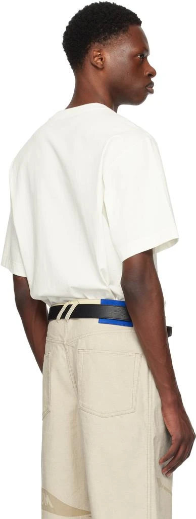 商品Burberry|Off-White Cross Stitch EKD​ Cotton T-shirt,价格¥4587,第3张图片详细描述
