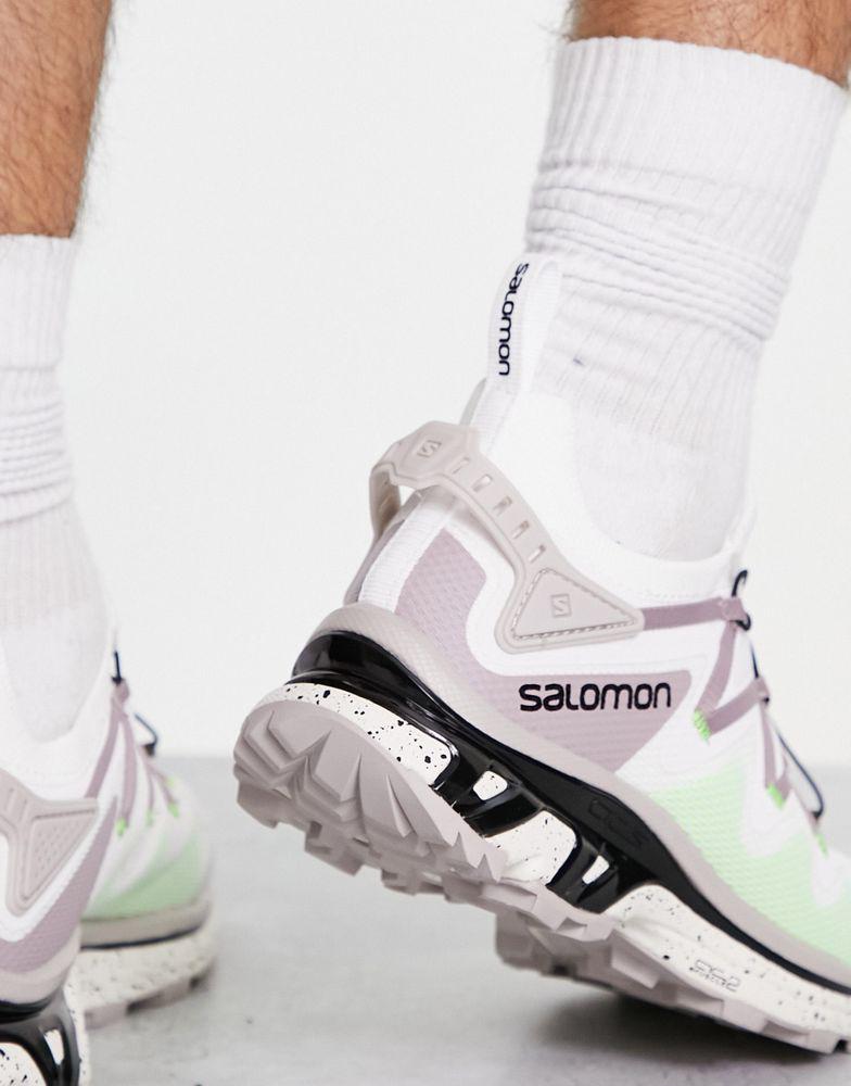 Salomon XT-RUSH trainers in white/ grey/ green商品第4张图片规格展示