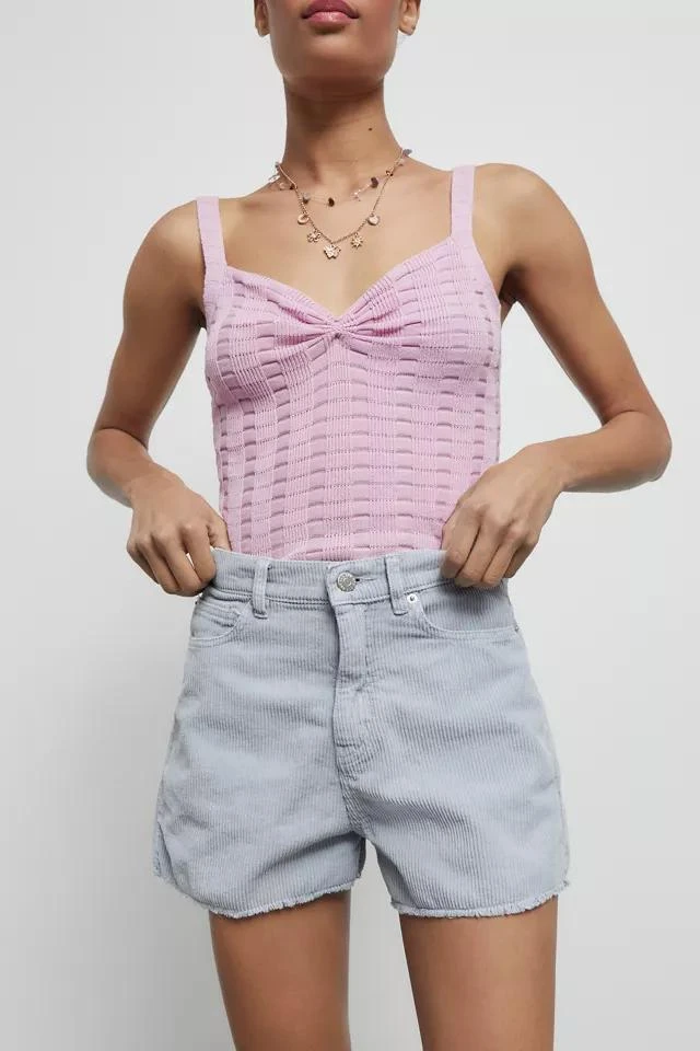 商品[国内直发] BDG|BDG Corduroy Girlfriend Short（裤脚两边长短不一）,价格¥50,第1张图片