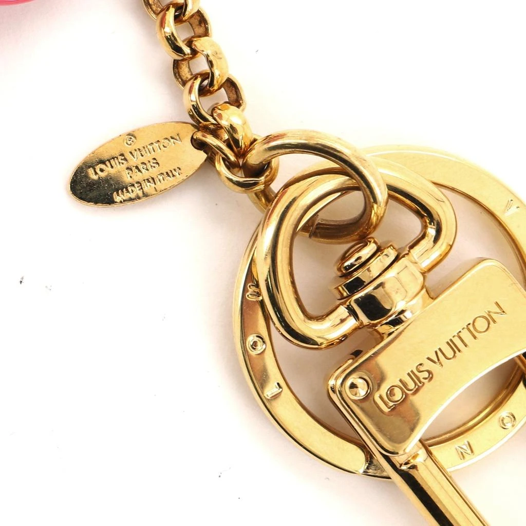 商品[二手商品] Louis Vuitton|Louis Vuitton Vivienne Doudoune Bag Charm and Key Holder Wood and Resin Pink,价格¥6312,第3张图片详细描述